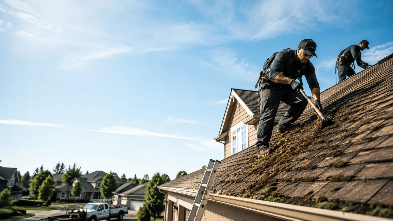 Roof Moss Removal in Spring Green, WI near me